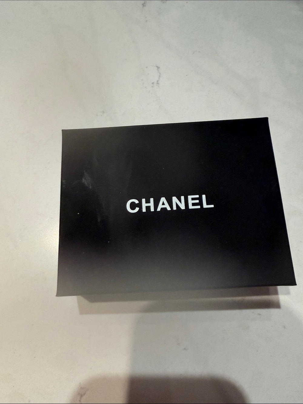 CHANEL Black Box with White Branding